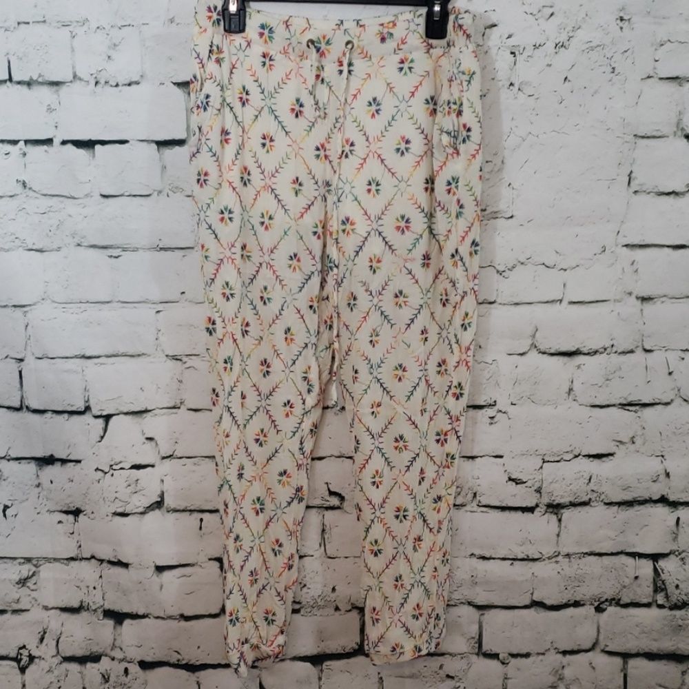 Free People casual embroidered pants
